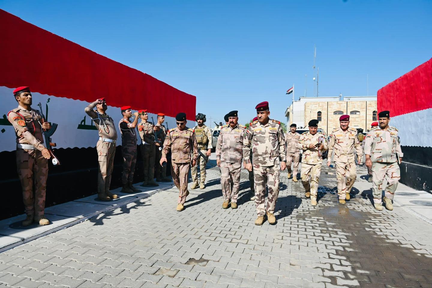 وفد أمني برئاسة نائب قائد العمليات المشتركة يصل إلى كركوك أمن قناة